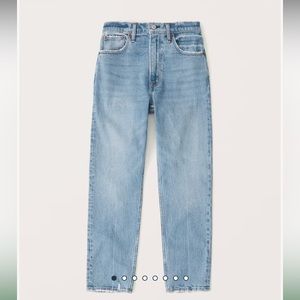 NWT Abercrombie & fitch curve love the mom high rise